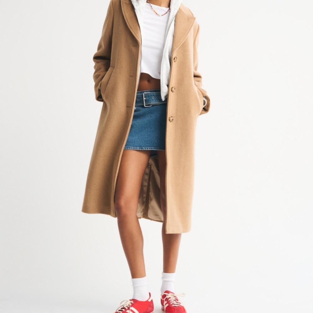 Abercrombie & Fitch Tan Women's Coat